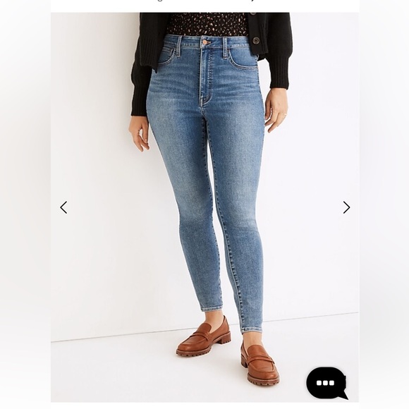 Madewell Curvy Roadtripper Skinny Jeans Vinton Wash 27 Like New - Picture 2 of 13
